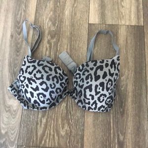 Cheetah Pink Push Up Bra